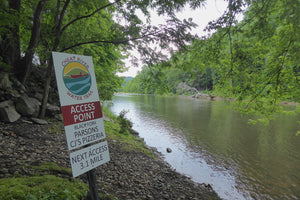 Cheat River, West Virginia: Photo Purple Lizard Maps
