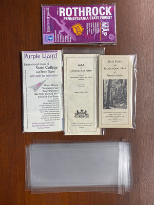 Archival Quality Map Sleeves (25 pack)