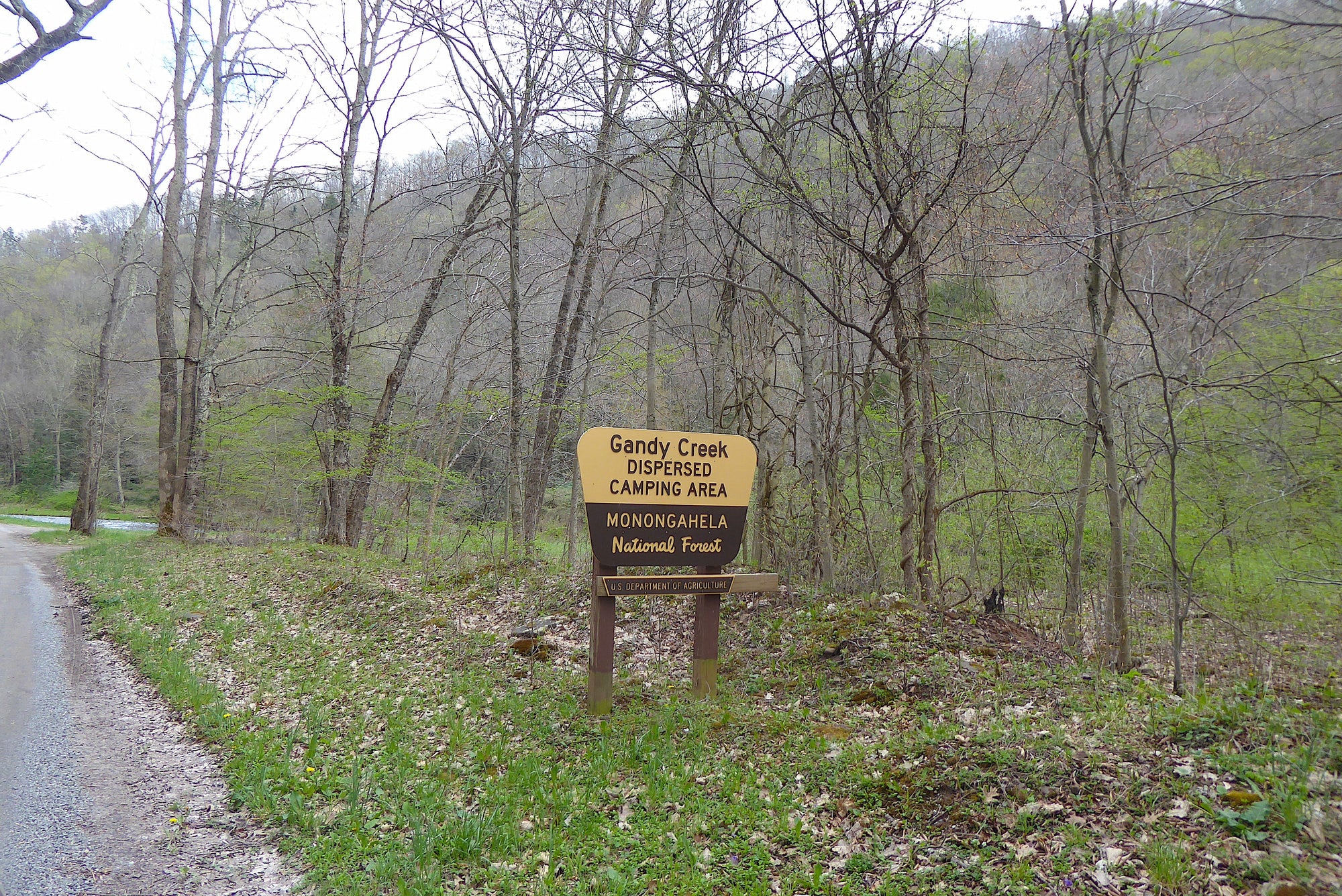 Gandy Creek Dispersed Camping Area Monongahela National Forest WV
