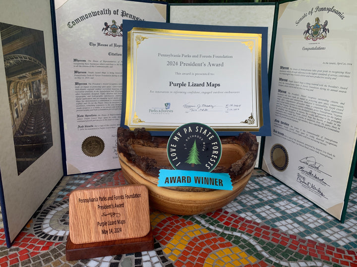 Trailblazing Cartography: Purple Lizard Maps Earns Top Industry Honors