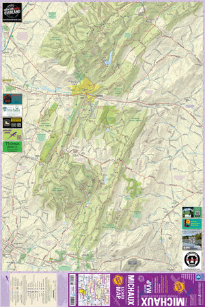 Michaux Lizard Map, Pennsylvania