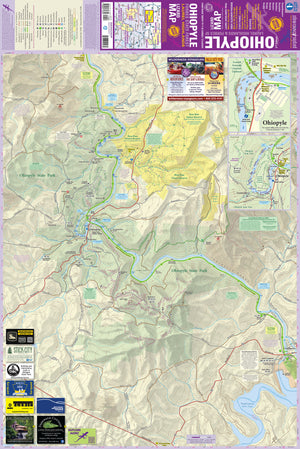Ohiopyle-Laurel Highlands Lizard Map: Pennsylvania