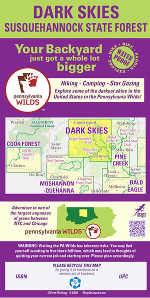 Dark Skies / Susquehannock State Forest Lizard Map