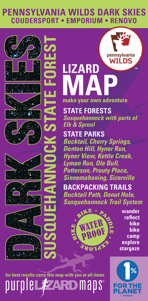 Dark Skies / Susquehannock State Forest Lizard Map