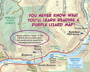 Dark Skies / Susquehannock State Forest Lizard Map