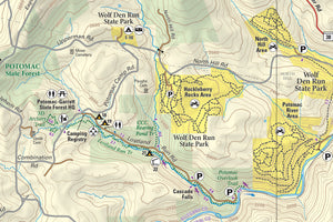 Deep Creek - Savage River State Forest: Maryland Map