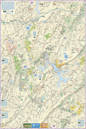 Deep Creek - Savage River State Forest: Maryland Map