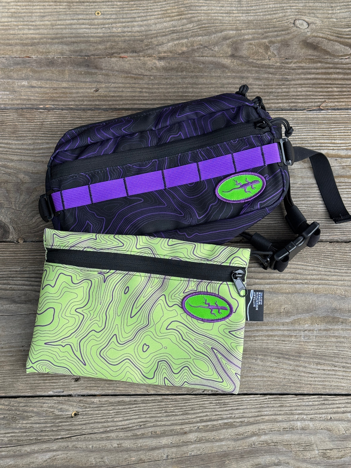 The Lizard Deluxe Hip Sack custom made by Nittany Mountain Works