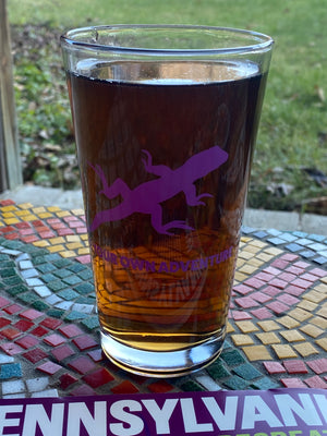 The Lizard Pint Glass