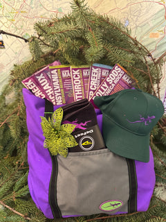 The Lizard Tote Bag custom made by Nittany Mountain Works - Purple