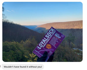 Loyalsock-Worlds End Lizard Map, Pennsylvania