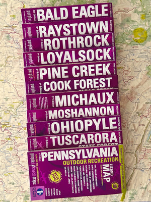 Purple Lizard PA Adventure Pack: All of the Pennsylvania State Forest Maps!