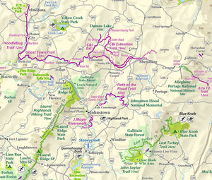 Pennsylvania Statewide Outdoor Recreation Lizard Map
