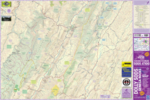 Dolly Sods-Seneca Rocks Lizard Map: West Virginia