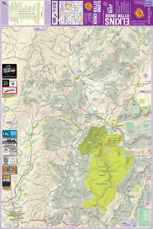 Elkins-Otter Creek Lizard Map: West Virginia