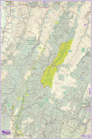 Elkins-Otter Creek Lizard Map: West Virginia