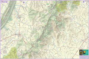 Shenandoah National Park Purple Lizard Map South - PDF not full size map