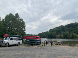 Shenandoah River - Shenandoah Valley Paddling Image with Outfitter at takeout