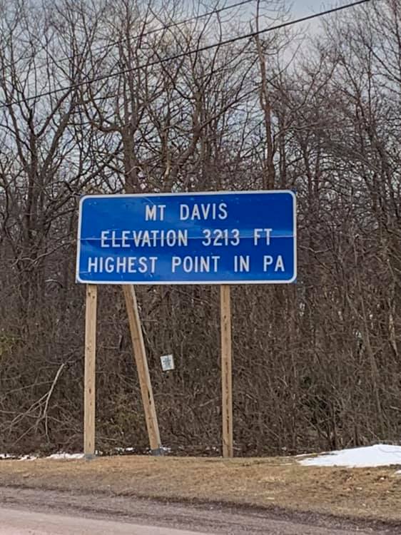 Ohiopyle-Laurel Highlands Lizard Map: Pennsylvania