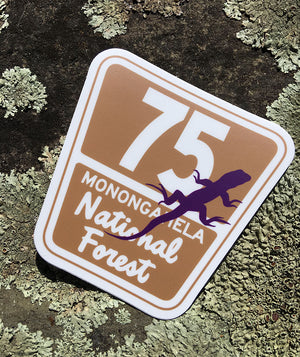 The 75 Lizard Sticker