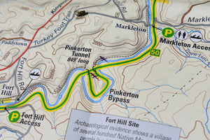 Ohiopyle Laurel Highlands Purple Lizard Recreation Map