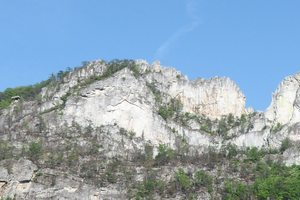 Seneca Rocks West Virginia View: Photo credit Purple Lizard Maps