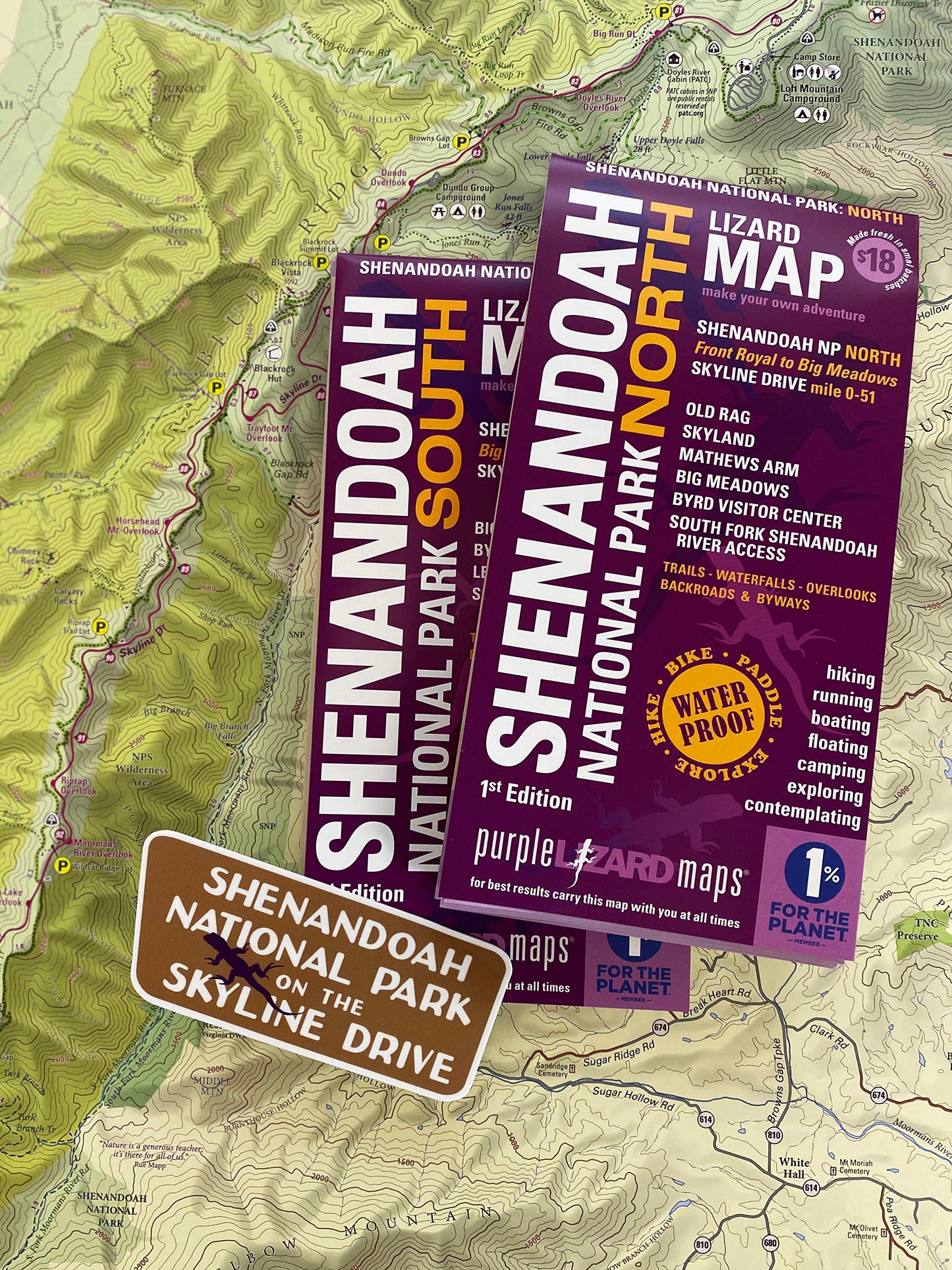 Map shop purple lizard maps