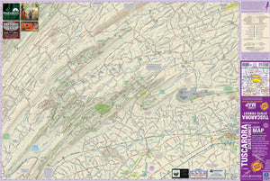 Tuscarora State Forest Lizard Map, Pennsylvania