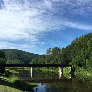 Pine Creek Pennsylvania View Photo Purple Lizard Maps