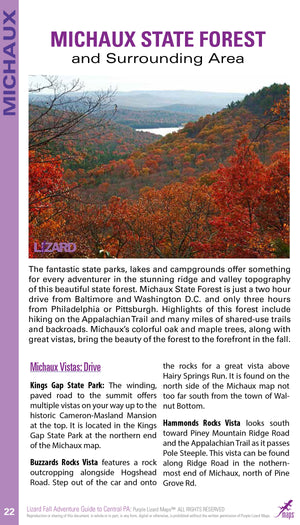 Purple Lizard Pennsylvania Fall Adventure Guide